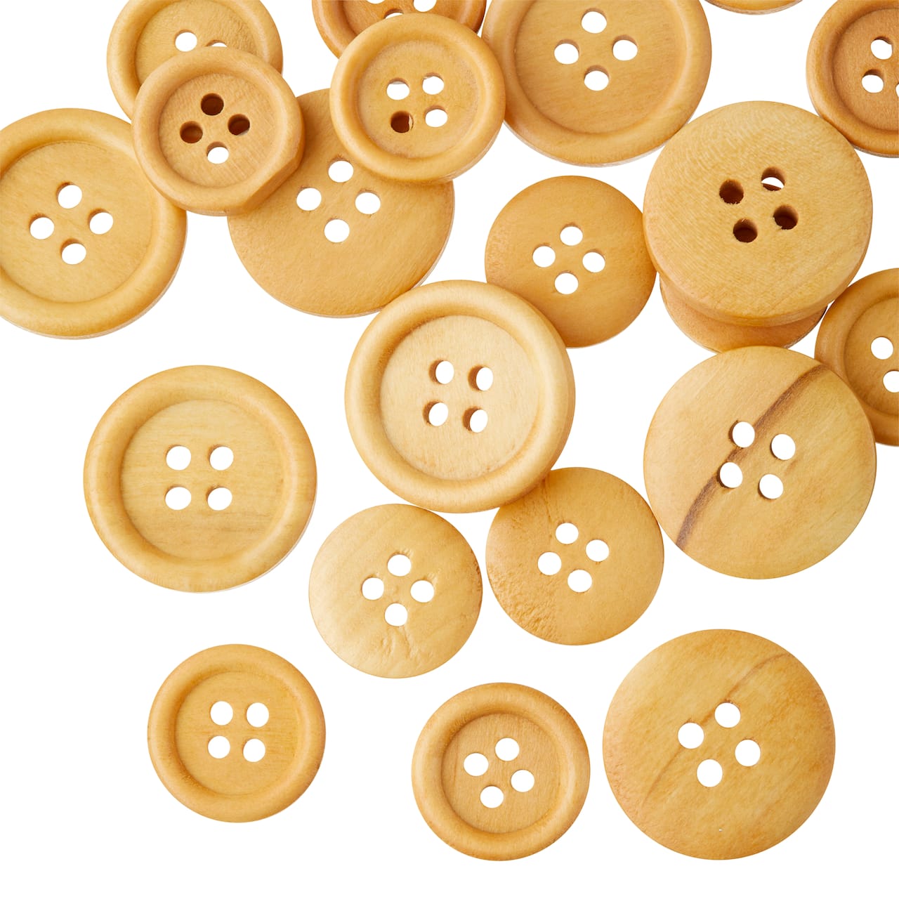 Favorite Findings Natural Wood Buttons By Loops &#x26; Threads&#xAE;